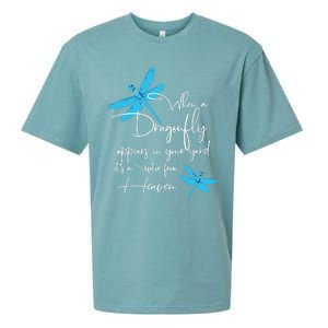 Dragonfly Gift For Spiritual Faith Dragonflies Lovers Sueded Cloud Jersey T-Shirt