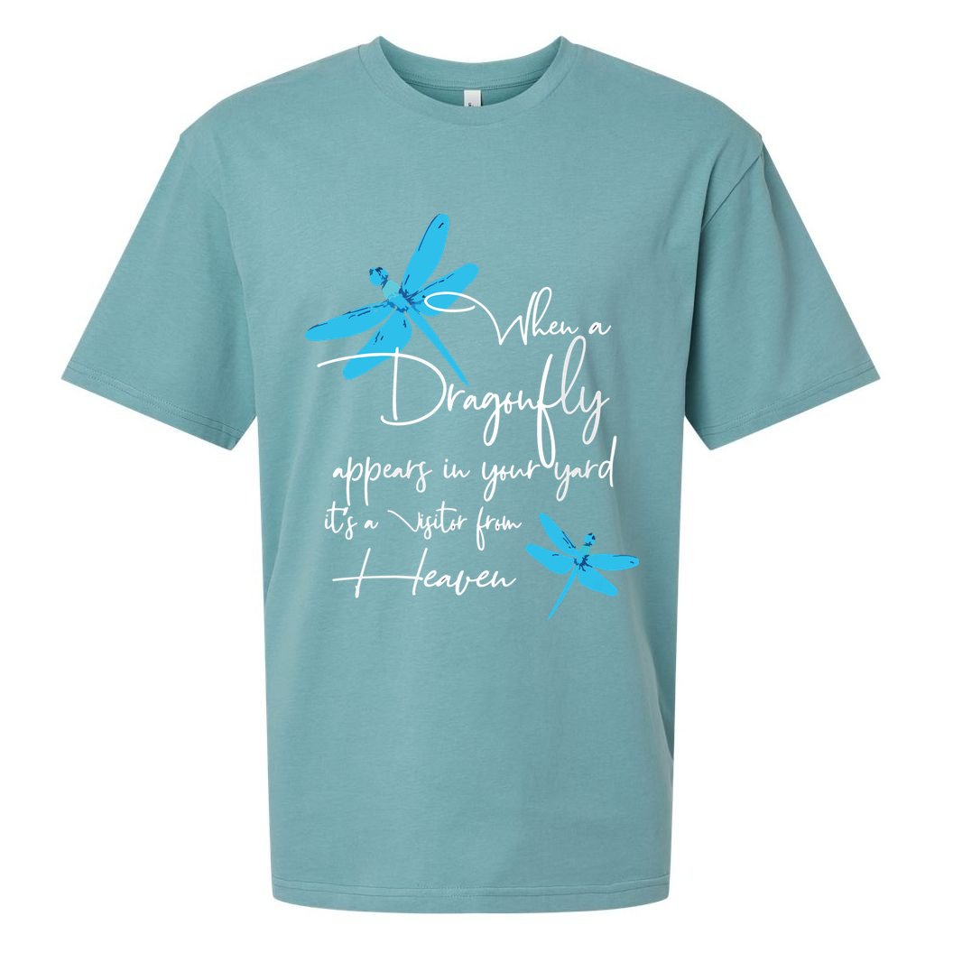Dragonfly Gift For Spiritual Faith Dragonflies Lovers Sueded Cloud Jersey T-Shirt