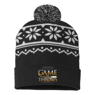 Disc Golf for  Funny Frisbee Golf USA-Made Snowflake Beanie