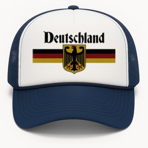 Deutschland Germany Flag Coat Of Arms Eagle Banner Trucker Hat