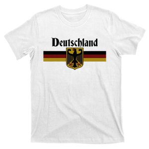 Deutschland Germany Flag Coat Of Arms Eagle Banner T-Shirt