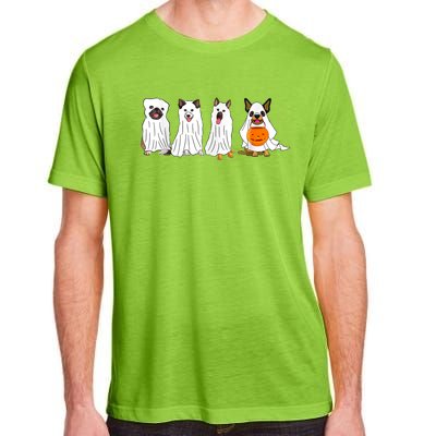 Dog Ghost Funny Halloween Mummy Dog Lover Matching Family Adult ChromaSoft Performance T-Shirt