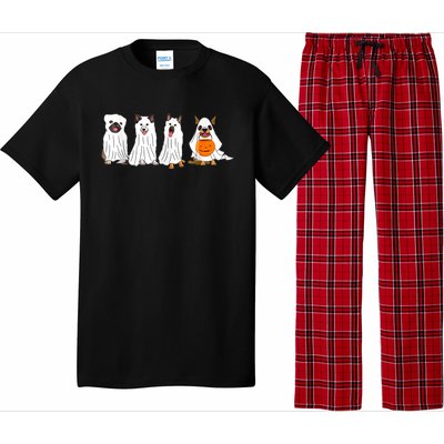 Dog Ghost Funny Halloween Mummy Dog Lover Matching Family Pajama Set