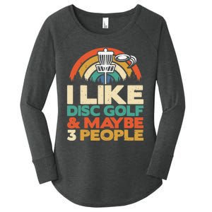 Disc Golf Funny Disc Jokey Frisbee Golf Funny Disc Golf Women's Perfect Tri Tunic Long Sleeve Shirt