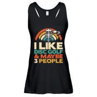 Disc Golf Funny Disc Jokey Frisbee Golf Funny Disc Golf Ladies Essential Flowy Tank