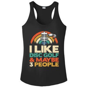 Disc Golf Funny Disc Jokey Frisbee Golf Funny Disc Golf Ladies PosiCharge Competitor Racerback Tank