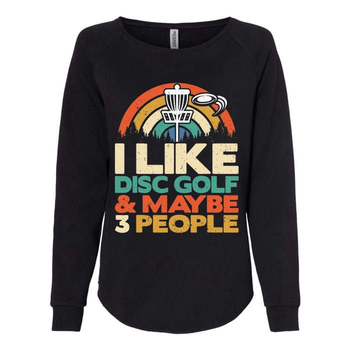 Disc Golf Funny Disc Jokey Frisbee Golf Funny Disc Golf Womens California Wash Sweatshirt