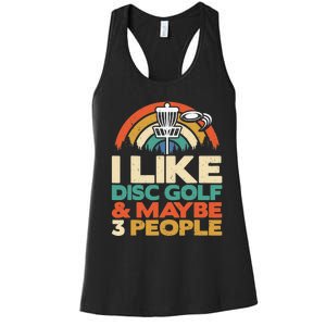 Disc Golf Funny Disc Jokey Frisbee Golf Funny Disc Golf Women's Racerback Tank