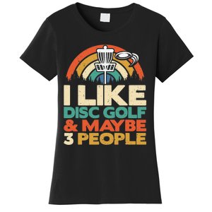 Disc Golf Funny Disc Jokey Frisbee Golf Funny Disc Golf Women's T-Shirt