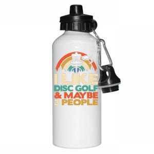 Disc Golf Funny Disc Jokey Frisbee Golf Funny Disc Golf Aluminum Water Bottle