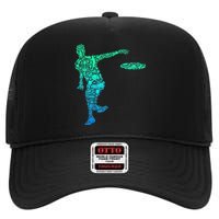 Disc Golf Funny Disc Jokey Frisbee Golf Club High Crown Mesh Back Trucker Hat