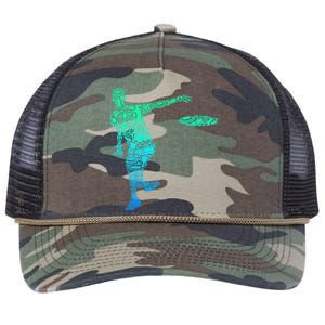 Disc Golf Funny Disc Jokey Frisbee Golf Club Retro Rope Trucker Hat Cap