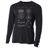 Disc Golf Funny Frisbee Player Disc Golfer Basket Cooling Performance Long Sleeve Crew