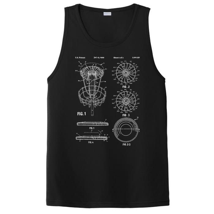 Disc Golf Funny Frisbee Player Disc Golfer Basket PosiCharge Competitor Tank