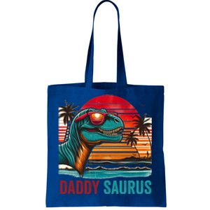 Daddysaurus Gift Funny Fathers Day Gift Dad Dinosaur Meaningful Gift Tote Bag