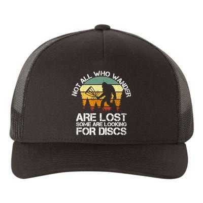 Disc Golf Funny Bigfoot Yupoong Adult 5-Panel Trucker Hat