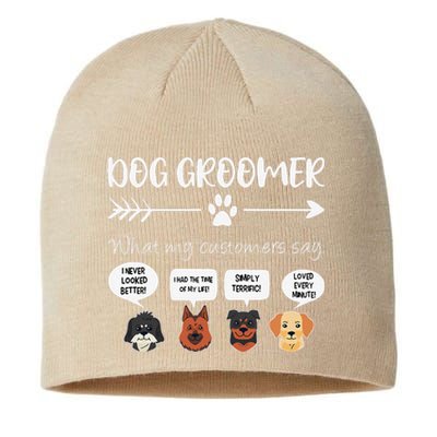 Dog Groomer Funny Dog Grooming Gift Dog Salon Sustainable Beanie