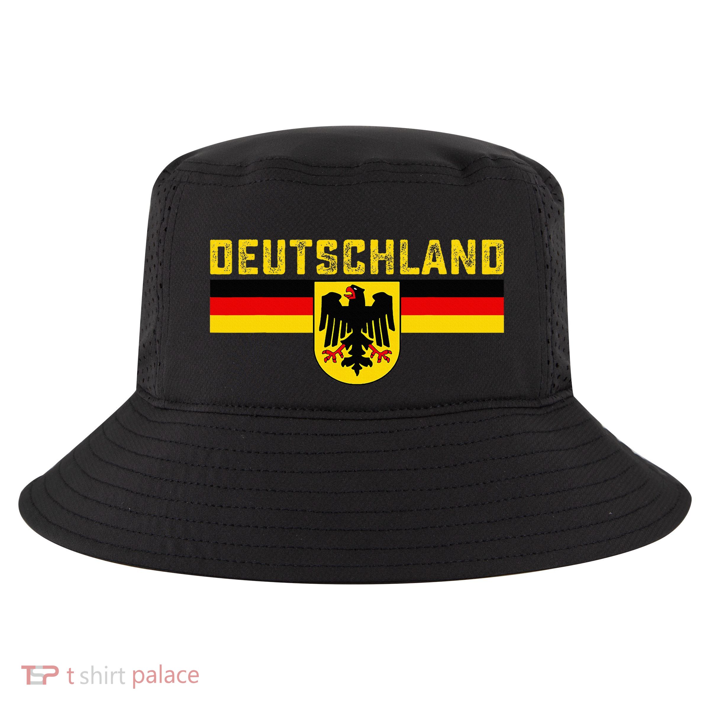 Deutschland Germany Flag Eagle German National Cool Comfort Performance Bucket Hat