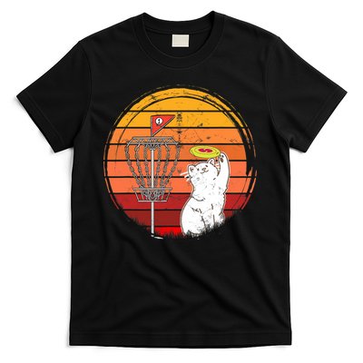 Disc Golf Frisbee Golf Disc Sport Players Cute Cat Lovers T-Shirt