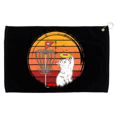 Disc Golf Frisbee Golf Disc Sport Players Cute Cat Lovers Grommeted Golf Towel