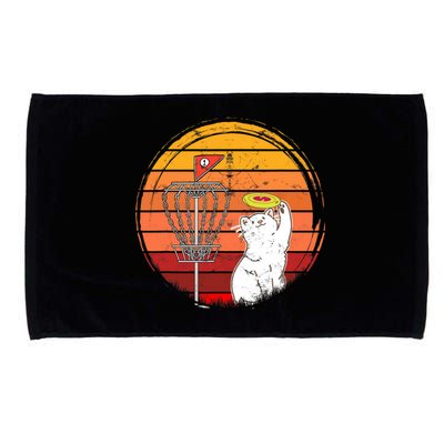 Disc Golf Frisbee Golf Disc Sport Players Cute Cat Lovers Microfiber Hand Towel