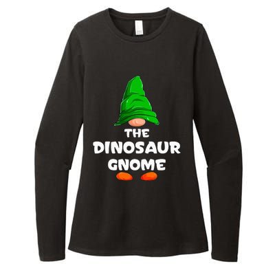 Dino Gnome Family Christmas Pajama Set Womens CVC Long Sleeve Shirt