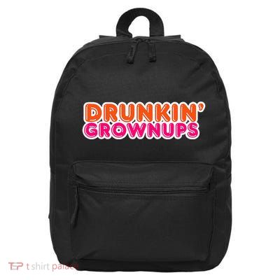 Drunkin Grownups Funny Parody Party 16 in Basic Backpack