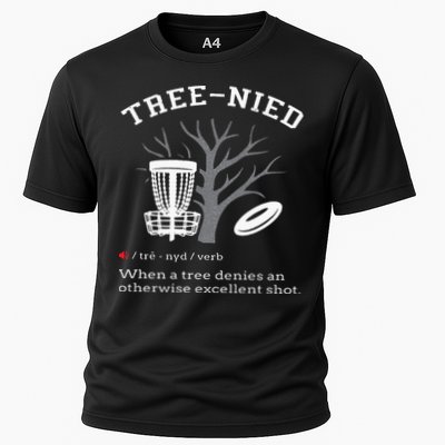 Disc Golf Funny Stupid Tree Treenied III Performance Shirt