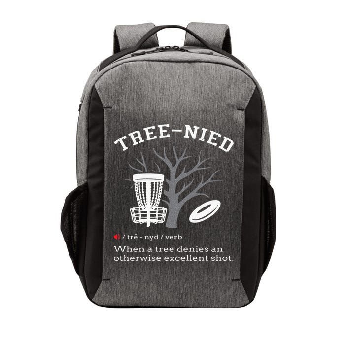 Disc Golf Funny Stupid Tree Treenied III Vector Backpack
