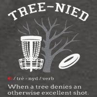 Disc Golf Funny Stupid Tree Treenied III Vector Backpack