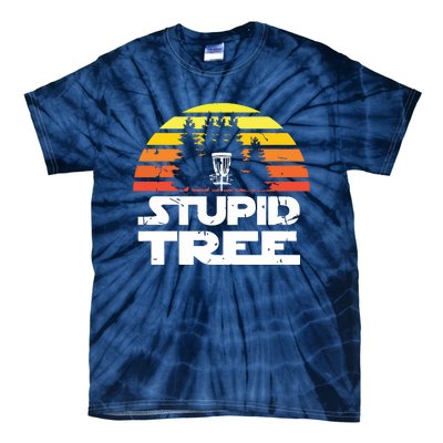 Disc Golf For Stupid Tree Frisbee Golf Tie-Dye T-Shirt