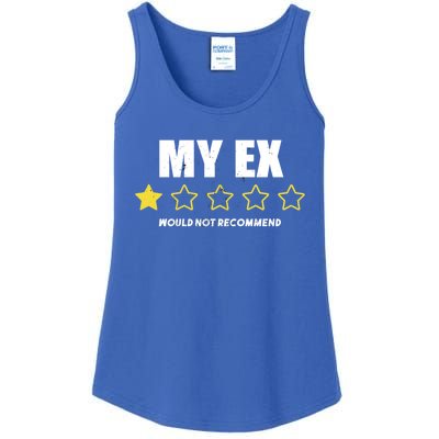 Divorce Gift For Men And Women Adult Humor My Ex Bad Review Gift Ladies Essential Tank