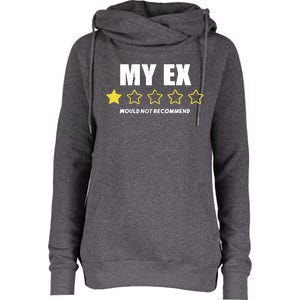 Divorce Gift For Men And Women Adult Humor My Ex Bad Review Gift Womens Funnel Neck Pullover Hood