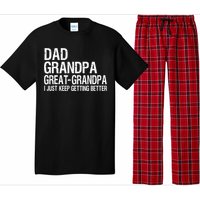 Dad Grandpa Great Grandpa Funny Fathers Day Grandpa Gift Pajama Set