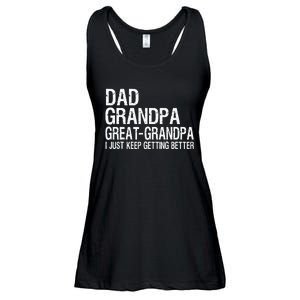 Dad Grandpa Great Grandpa Funny Fathers Day Grandpa Gift Ladies Essential Flowy Tank