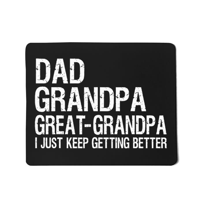 Dad Grandpa Great Grandpa Funny Fathers Day Grandpa Gift Mousepad