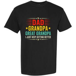 Dad Grandpa Great Grandpa Cool Garment-Dyed Heavyweight T-Shirt