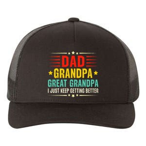 Dad Grandpa Great Grandpa Cool Yupoong Adult 5-Panel Trucker Hat