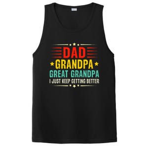 Dad Grandpa Great Grandpa Cool PosiCharge Competitor Tank