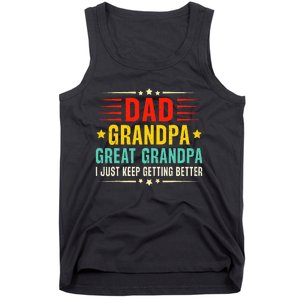 Dad Grandpa Great Grandpa Cool Tank Top