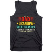 Dad Grandpa Great Grandpa Cool Tank Top