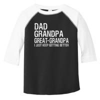 Dad Grandpa Great Grandpa Funny Fathers Day Grandpa Gift  Toddler Fine Jersey T-Shirt