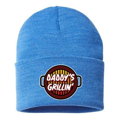 Daddy's Grillin' Gift Barbeque Party Gift Father's Day Gift Sustainable Knit Beanie