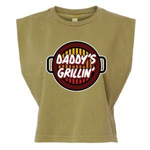 Daddy's Grillin' Gift Barbeque Party Gift Father's Day Gift Garment-Dyed Women's Muscle Tee