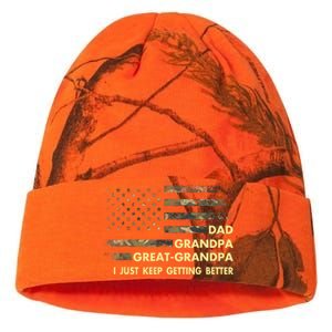 Dad Grandpa Great Grandpa Fathers Day Flag Gift Tee Kati Licensed 12" Camo Beanie