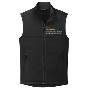 Dad Grandpa Great Grandpa I Just Keep Getting Beeter Family Retro Collective Smooth Fleece Vest