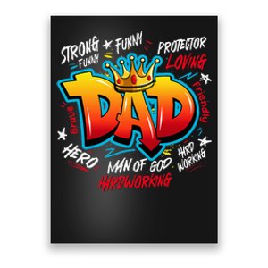 Dad Gifts Gifts For Dad Dad Graffiti Father’S Day Poster