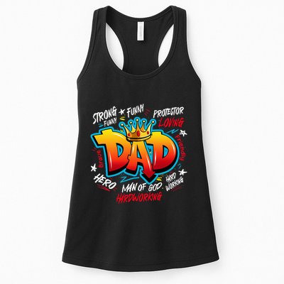 Dad Gifts Gifts For Dad Dad Graffiti Father’S Day Womens Tank Top
