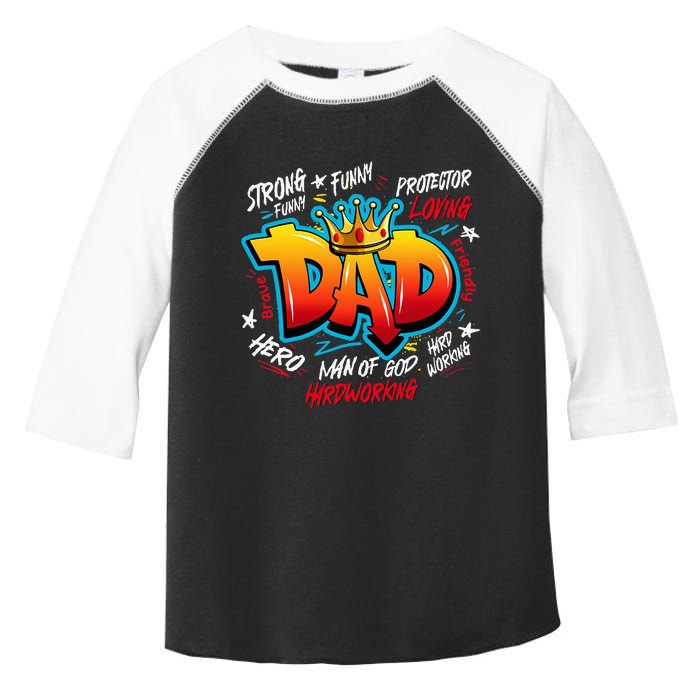 Dad Gifts Gifts For Dad Dad Graffiti Father’S Day Toddler Fine Jersey T-Shirt