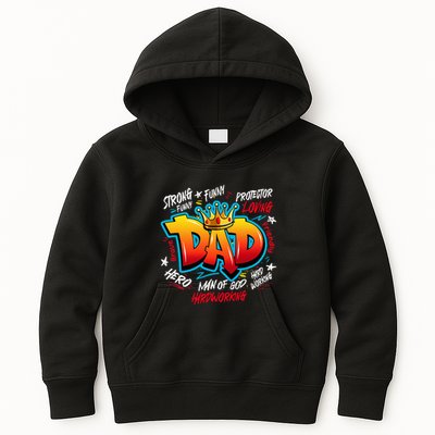Dad Gifts Gifts For Dad Dad Graffiti Father’S Day Kids Hoodie